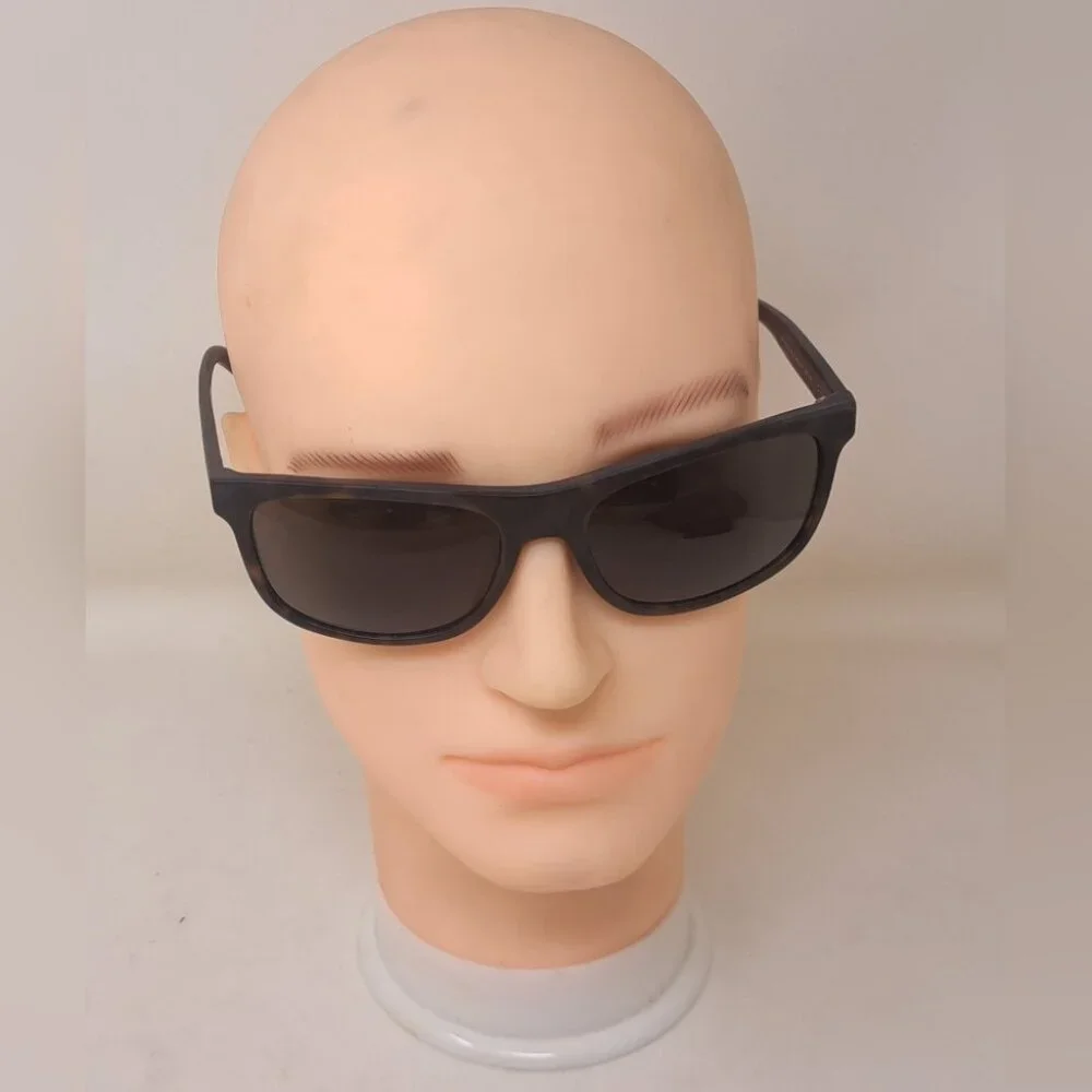 NEW Prada Men's Sunglasses SPR 15R Dark Matte Havana Brown Square 60-18-140mm